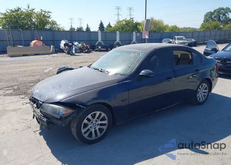 2006 BMW 325I z USA, uszkodzony, nr VIN WBAVB17586NK39571